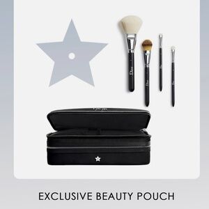 Dior Backstage 4-Piece Brush Set with Travel Case NEW BNIB GWP VIP Gift